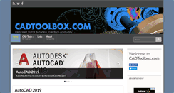 Desktop Screenshot of cadtoolbox.com